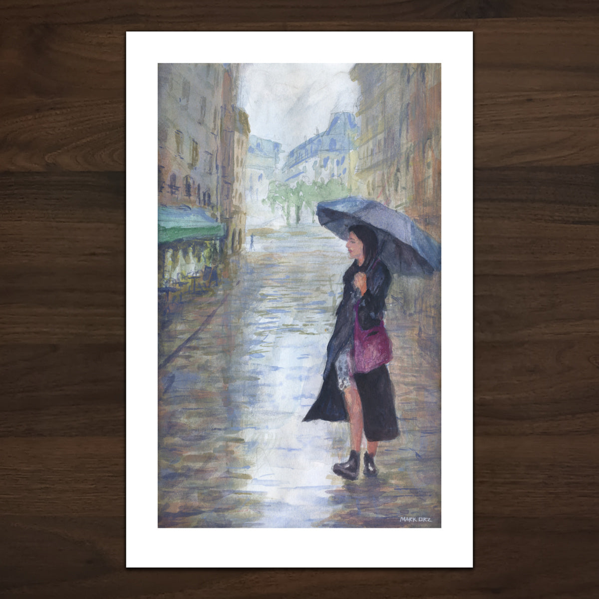 Rainy Stroll- Archival Prints