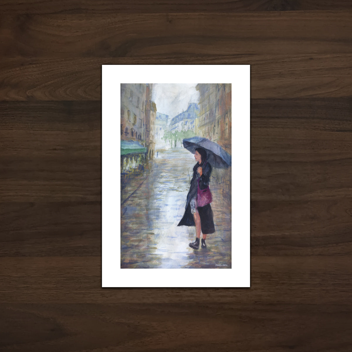 Rainy Stroll- Archival Prints