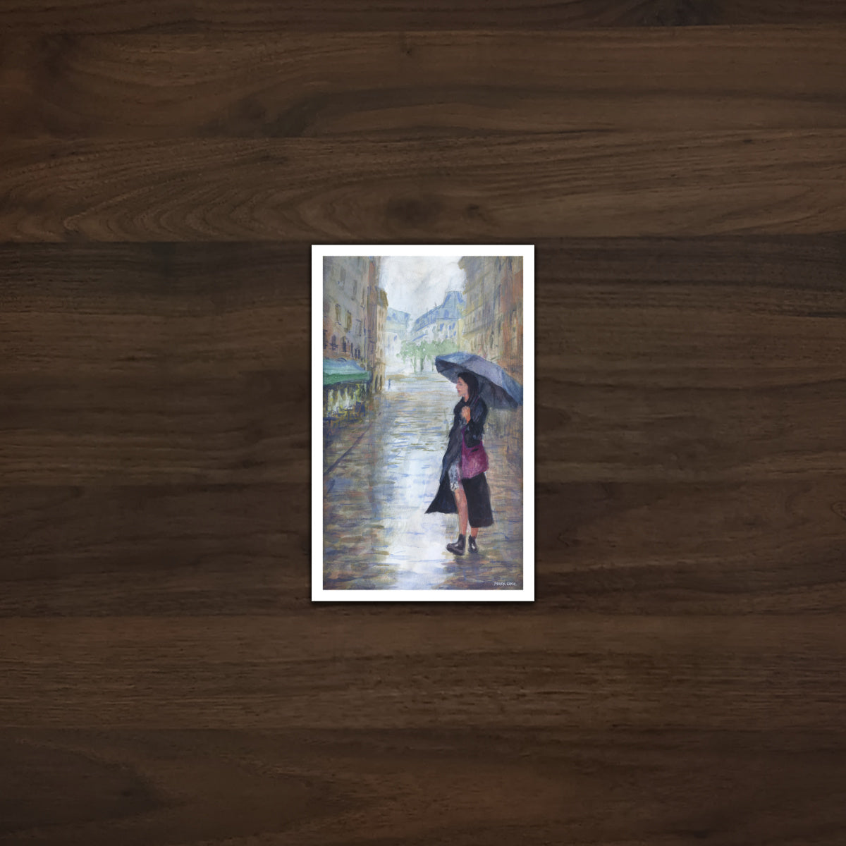 Rainy Stroll- Archival Prints