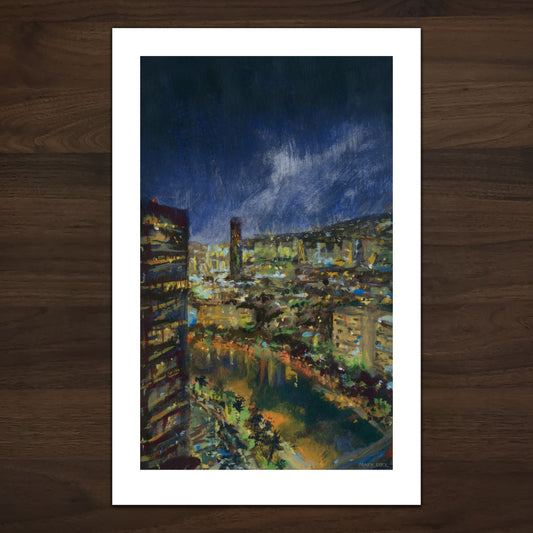 Honolulu Lights- Archival Prints