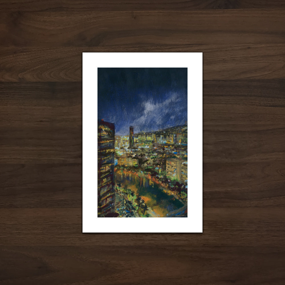 Honolulu Lights- Archival Prints